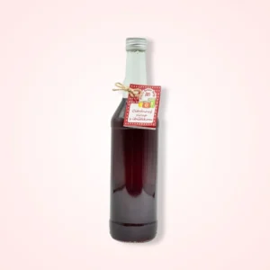 Citrónový sirup s ibištekom